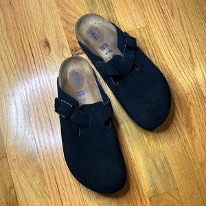 Boston soft footbed Birkenstock black